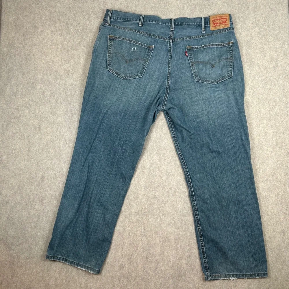 Levis 559‎ Relaxed Straight Jeans Mens 44x30 Blue Denim 01559-0733